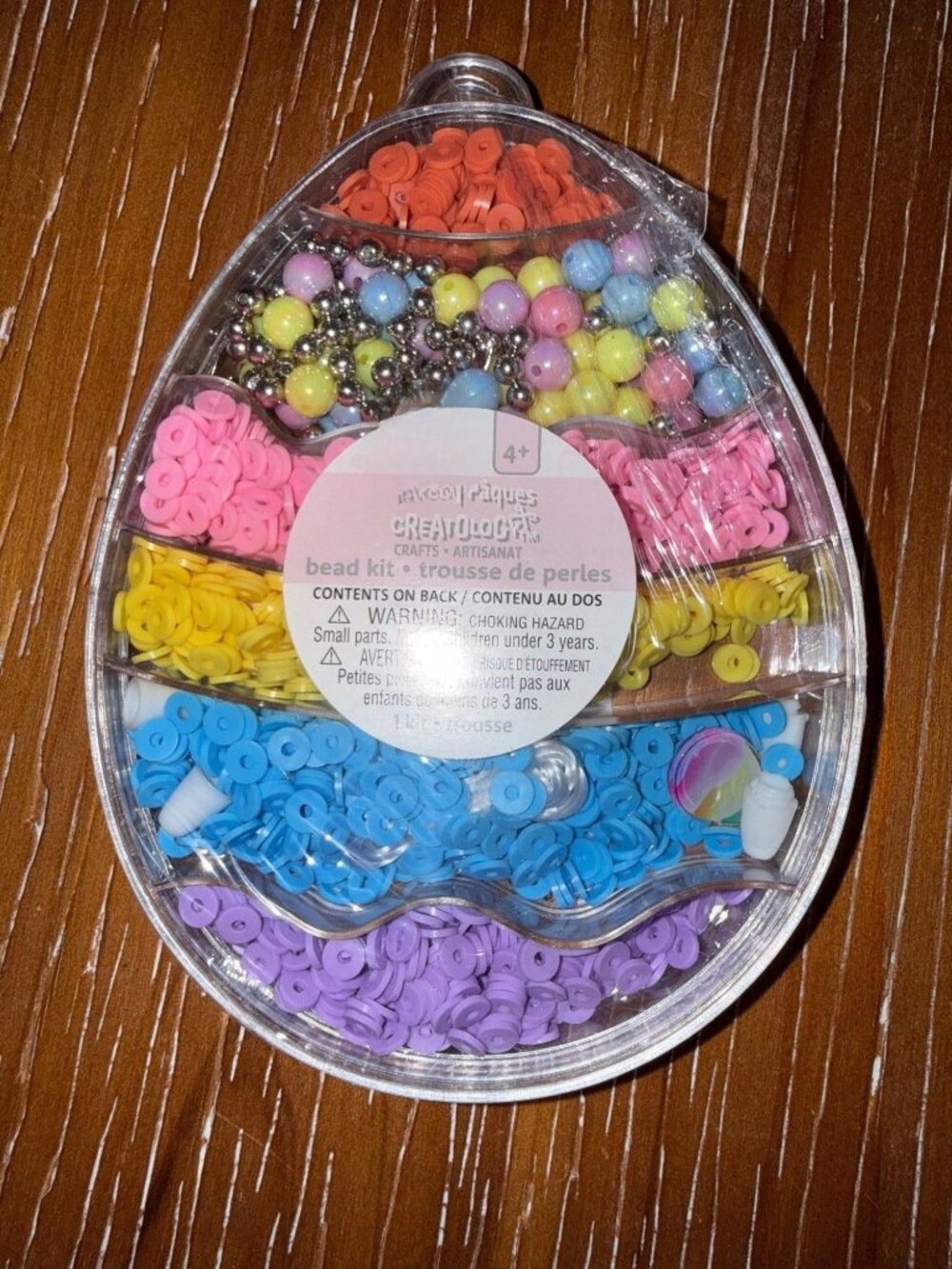 Easter-Themed Creatology Bead Kit For Crafts With Assorted Colors & Shapes Ages